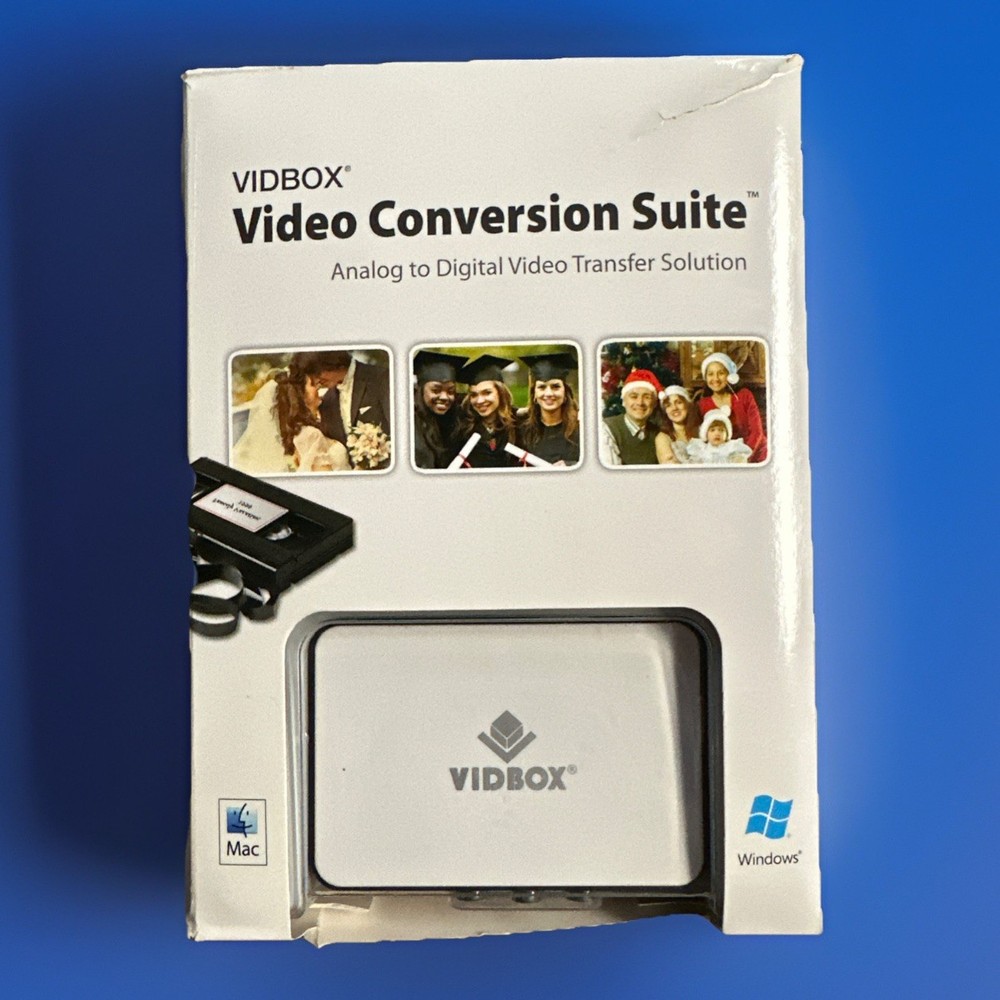 Vidbox Video Conversion Suite Analog to Digital Transfer Mac PC VCS2S