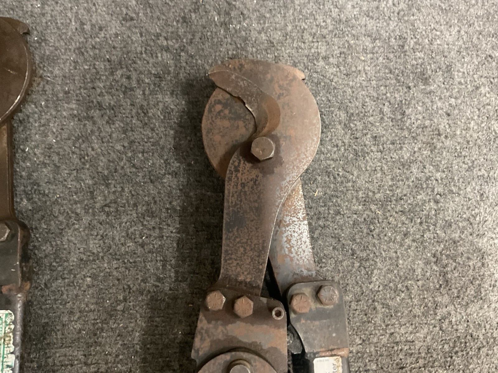 Lot of 2 Greenlee 756 Ratchet Cable Cutters