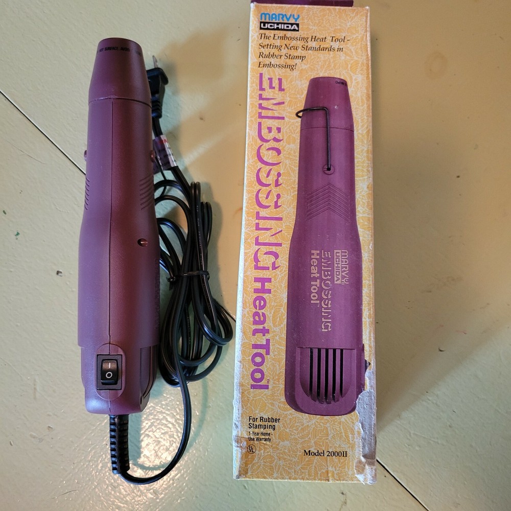 Marvy Uchida Embossing Heat Tool Model 2000 II Rubber Stamp Embossing