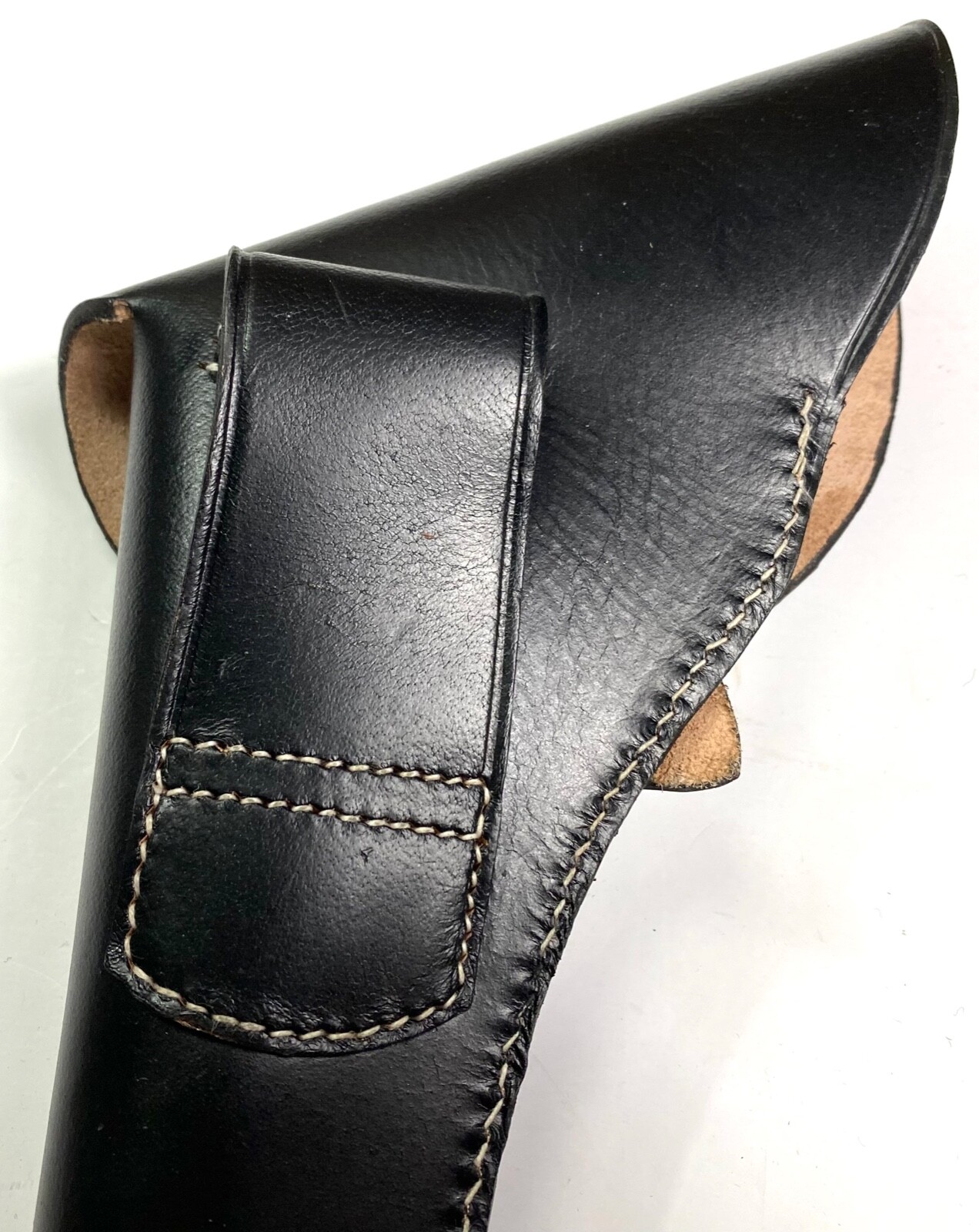 CIVIL WAR CS CONFEDERATE M1858 REVOLVER PISTOL LEATHER HOLSTER- "CS STAMPED"