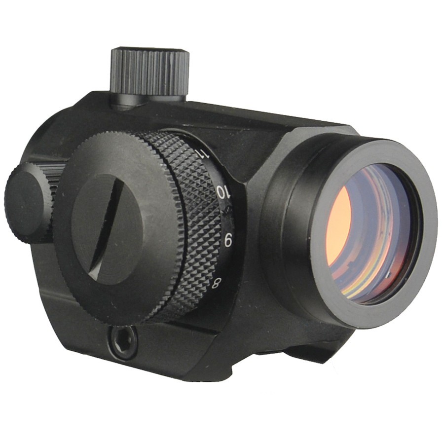 Micro Red Dot Sight 4 MOA 1x20mm Reflex Sight 11 Step Brightness Adjustable