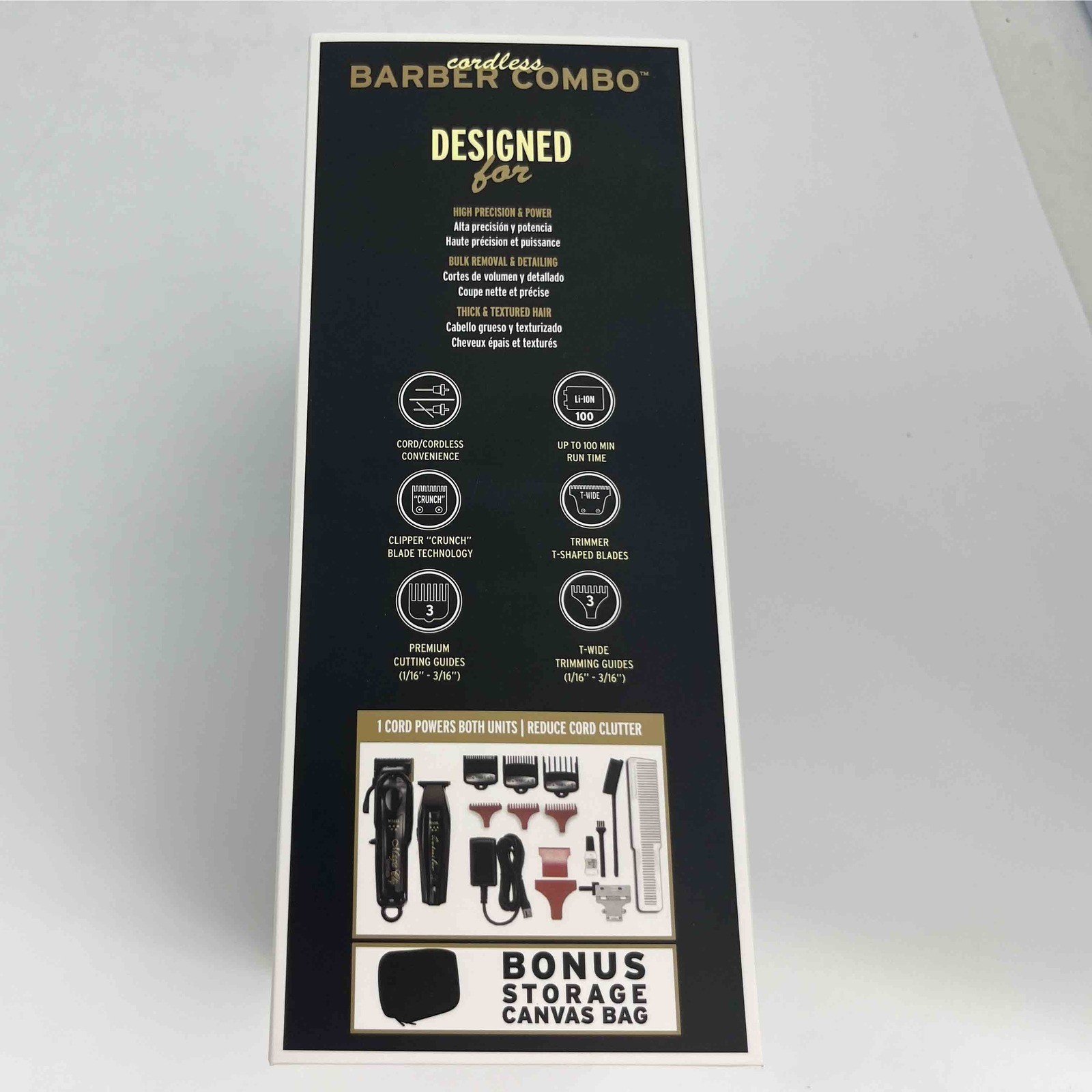 Wahl 5 Star Cordless Barber Combo Magic Clip & Detailer Li Trimmer Set 3025397