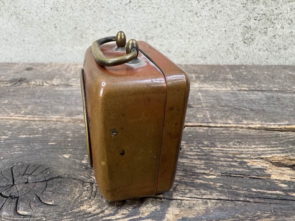 Vintage Small Brass Clock