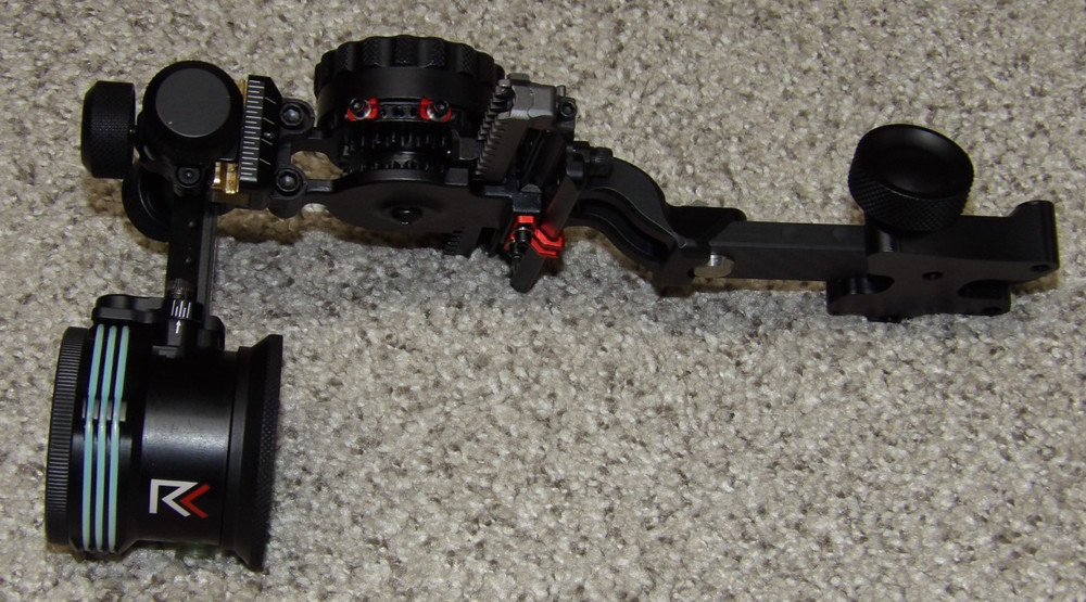 New Redline Torch Dovetail Adjustable 2 Pin Bow Sight- Mathews Bridge-Lock Comp.