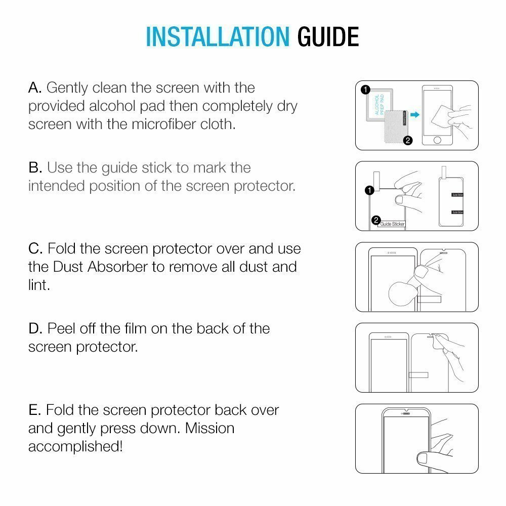 For iPhone 14 Pro Anti-Blue Light Tempered Glass Screen Protector Case Friendly