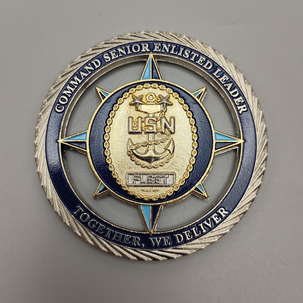 USN Transportation Command Challenge Coin