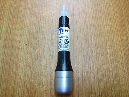 JEEP DODGE CHRYSLER PW7 BRIGHT WHITE CLEAR COAT TOUCH UP PAINT PEN & BRUSH MOPAR