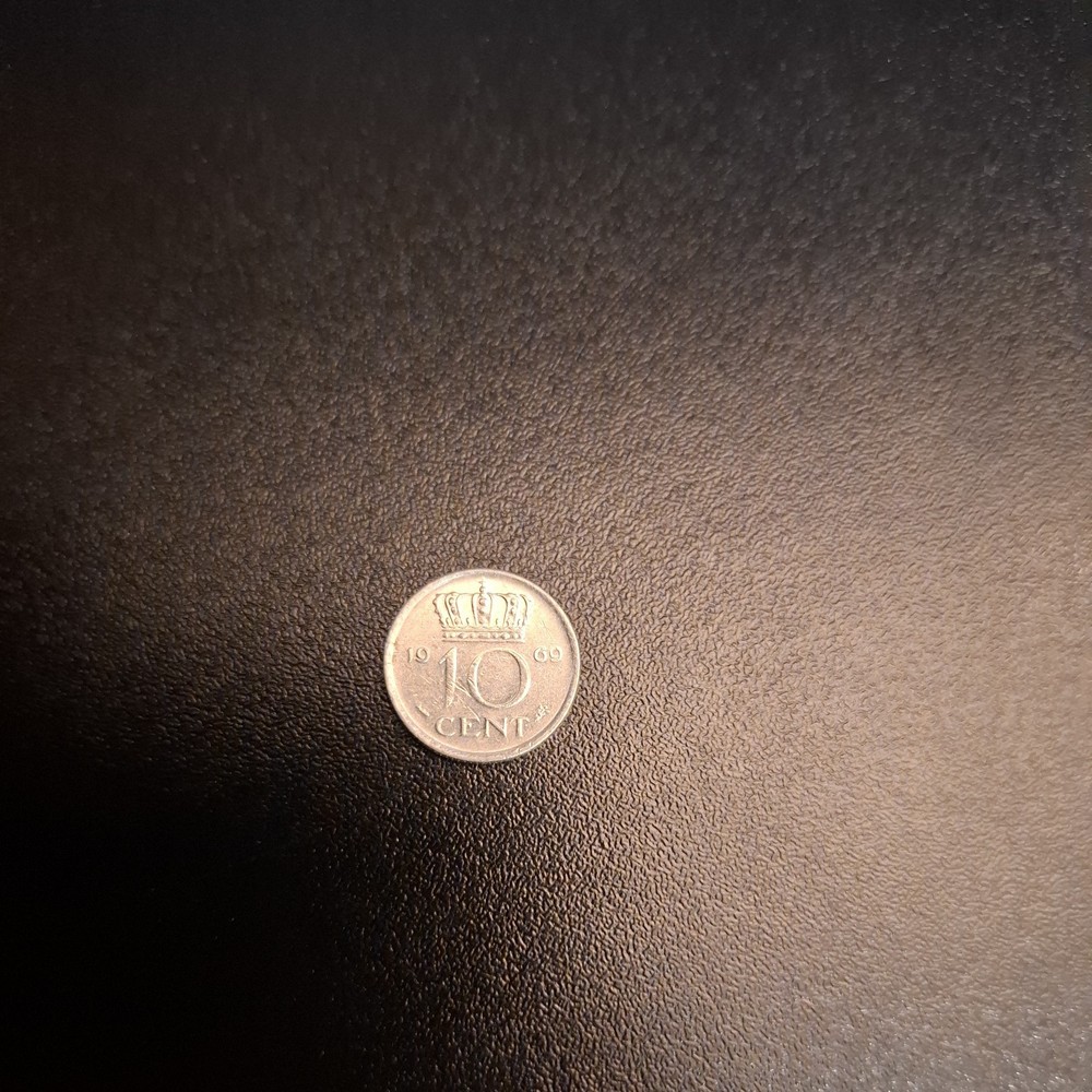 Netherlands 10 Cents Coin 1969
