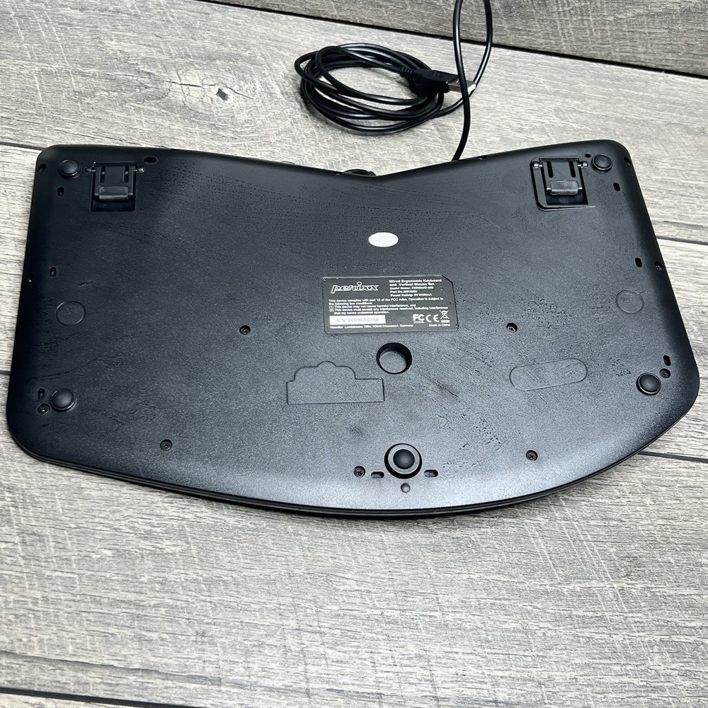 Perixx PERIDUO-406 Wired Mini Adjustable Split Keyboard with Vertical Mouse