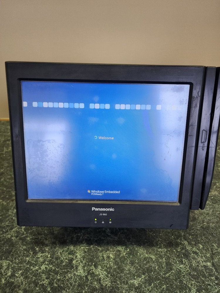 Panasonic JS-960 POS 15" Workstation Model JS-960WP w/ Card Reader