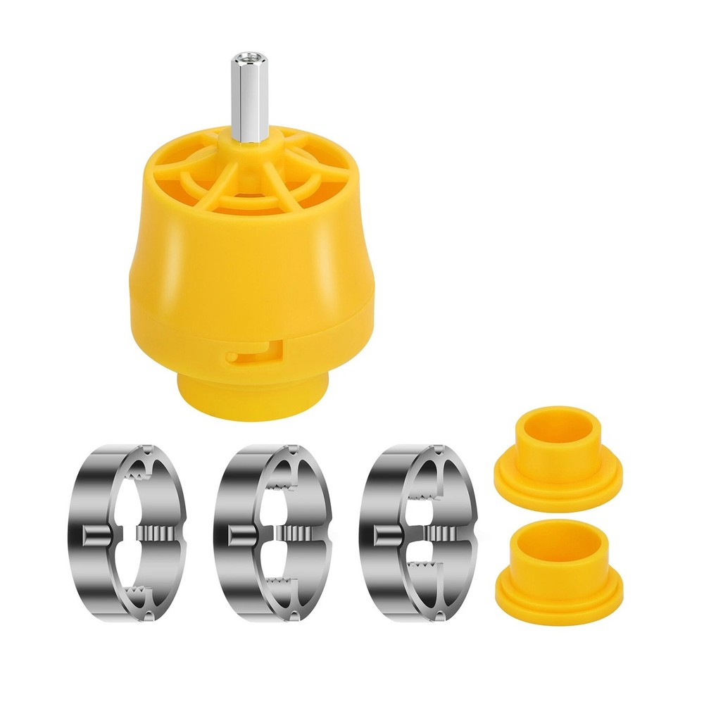 PVC Thread Maker Tool with 3 Dies 1/2 3/4 1 inch for Electric Drill Threading