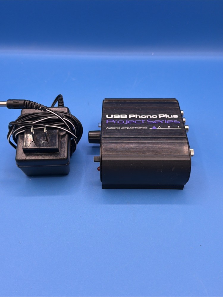ART USB Phono Plus Project Series (tm) Phono Preamp & Audio Interface