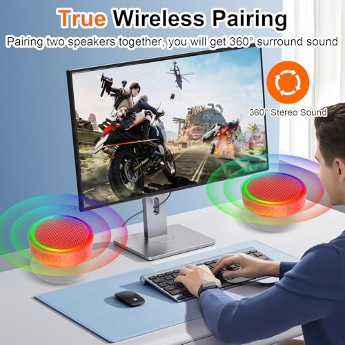 Bluetooth Shower Speaker, Portable Wireless Speaker Suction Cup, Bluetooth Red