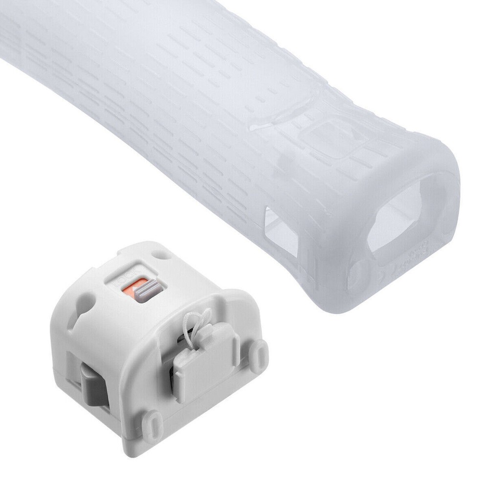 Motion Plus Adapter Sensor w/ Silicone Sleeve for Nintendo Wii Remote Controller