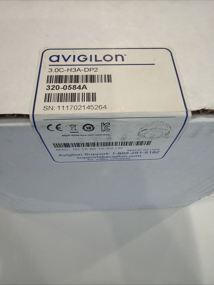 New Sealed  Avigilon 3.0C-H3A-DP2 Camera