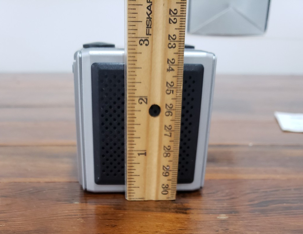 Vintage Americana Brand Battery Powered AM Cube Radio in Box, Works