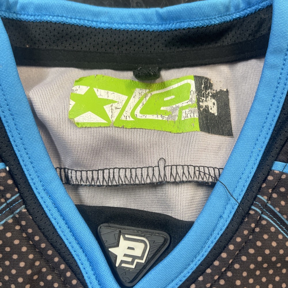 Planet Eclipse Blue and Black Jersey used Small-medium