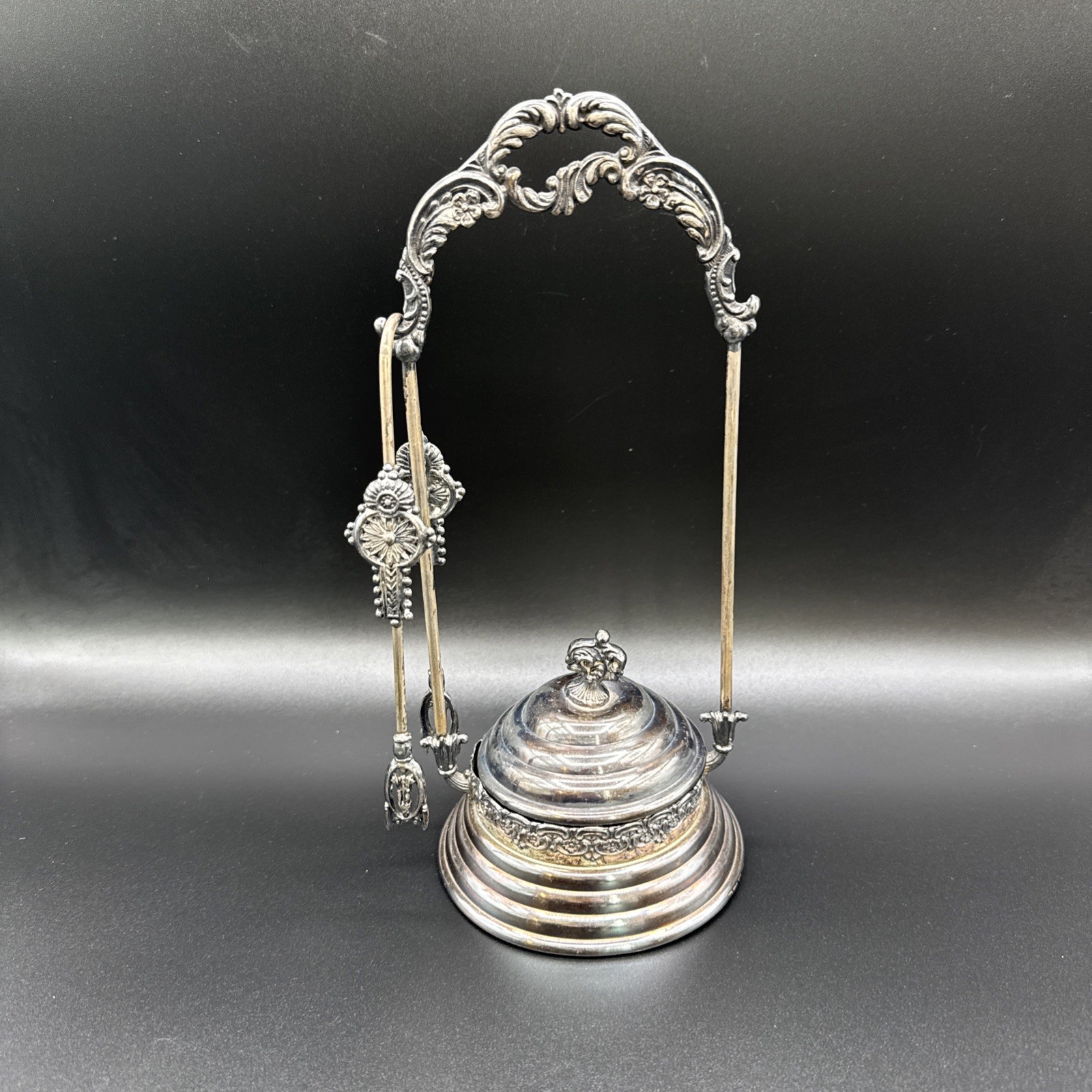 Vintage St. Louis Silver Co Quadruple Plate Pickle Castor Set #77 – No Jar