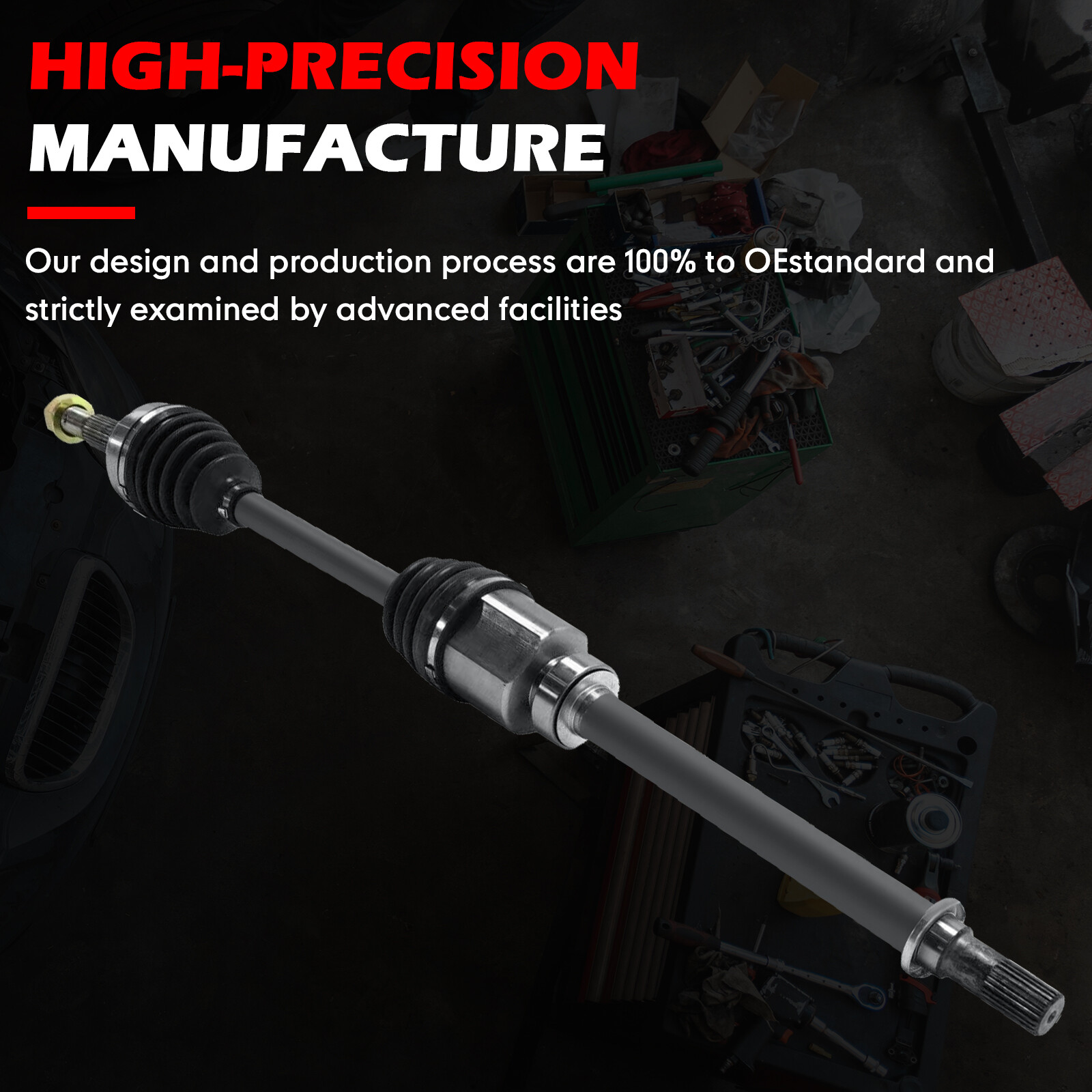 2 Front CV Axle Shaft Assemblies SurTrack Set for Nissan Altima Rogue FWD w/ A/T