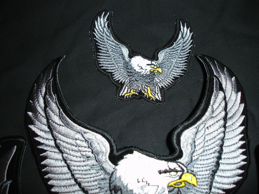 Eagle matching Patch set Large Medium Small 3 patch set Sliver