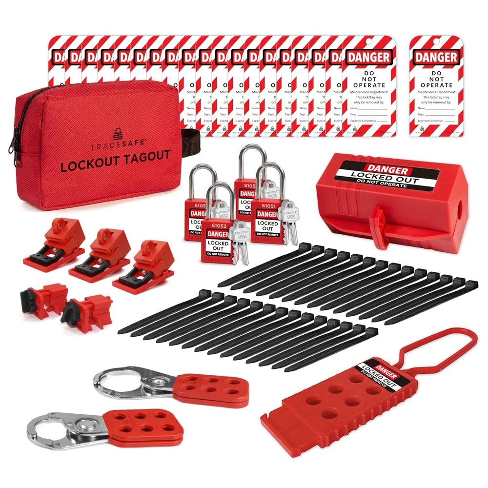Lockout Devices Set - Secure Hazardous Energy Control