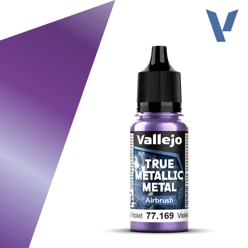 Vallejo True Metallic 77.169 Celestial Violet Airbrush 18ml