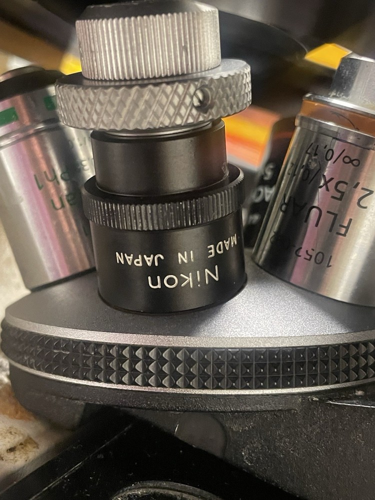 CARL ZEISS AXIOVERT 25 INVERTED PHASE CONTRAST MICROSCOPE with 4 objectives