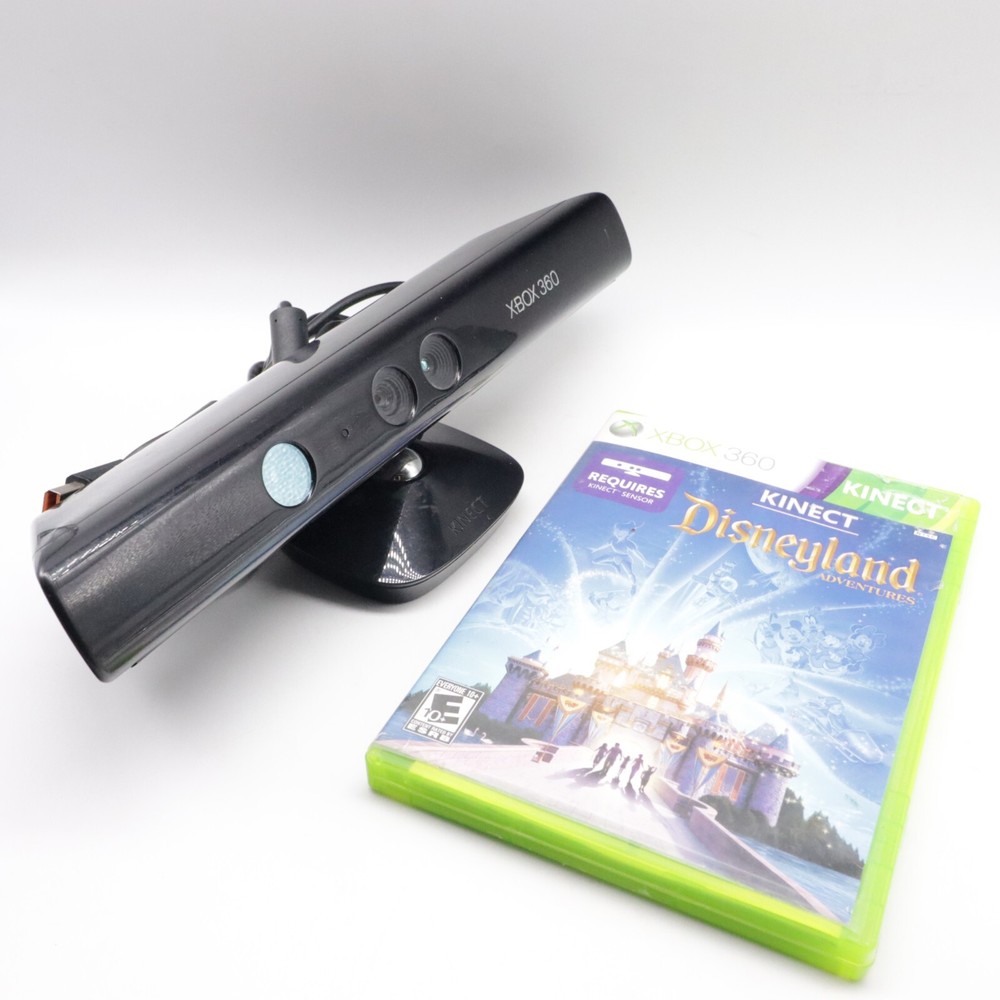 Microsoft XBOX 360 Kinect Sensor Model 1414 & DISNEYLAND ADVENTURES!