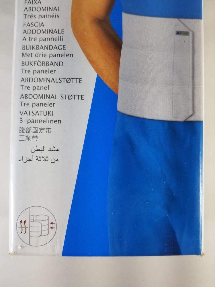 Actimove Three-Panel Abdominal Binder Professional Line Size Large New