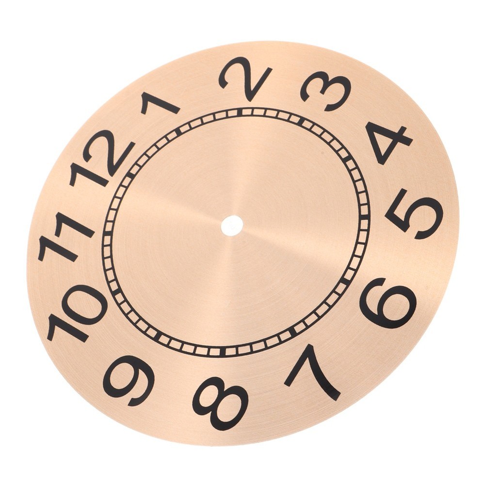 Metal Dial Accessories Replacement Clock Parts DIY Faces for Making