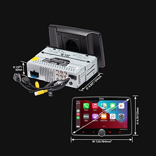 BOSS Audio Systems BVCP9700A-CFL Car Stereo System - Apple CarPlay, Android Auto