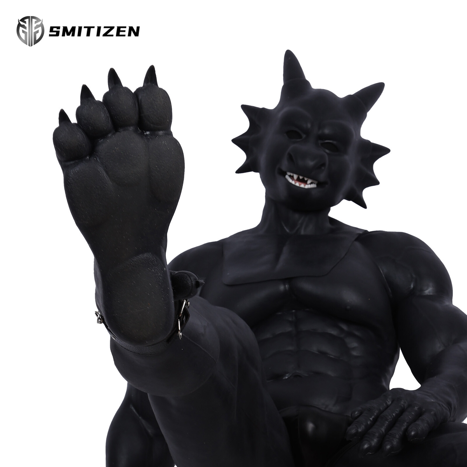 Smitizen Silicone Black Dragon Beast Paw Costume for Cosplay