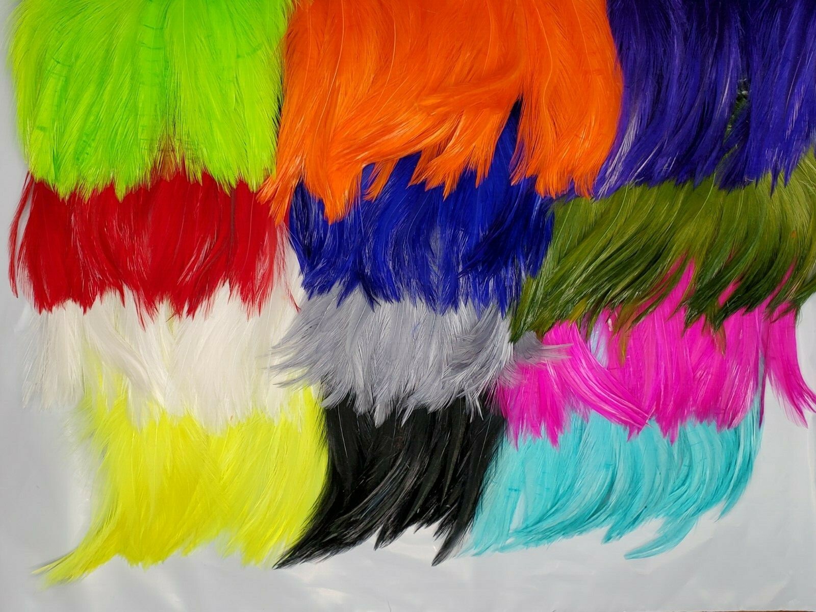 1/4 oz. STRUNG NECK HACKLE 4 To 6" FEATHERS By Nimrod's Tackle Fly & Jig Tying