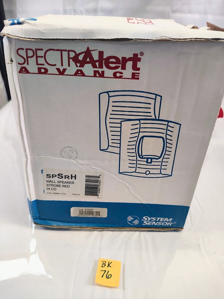 System Sensor SPSRH Wall Mount Speaker/Strobe