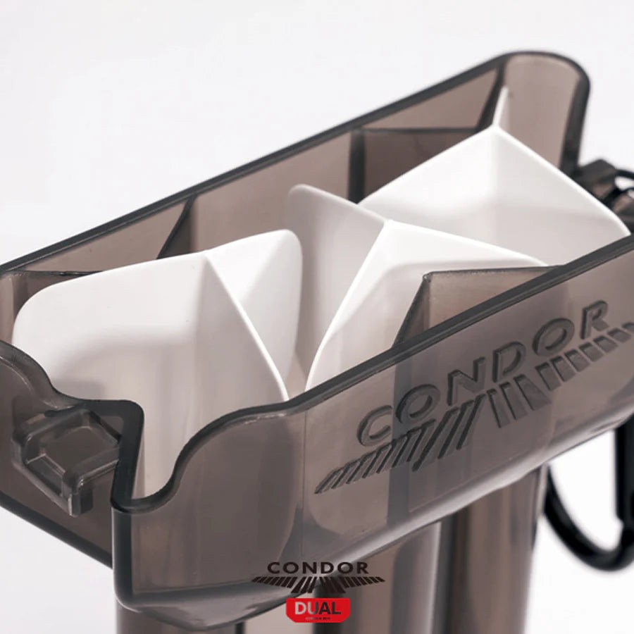 Condor Box Dual Dart Case - Clear Purple