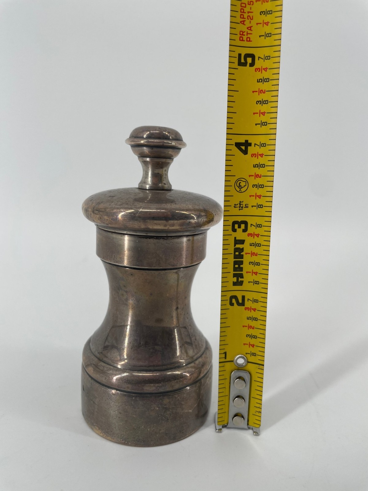 Sterling Silver Pepper Grinder Pair- One GMT Exemplar & One With Shield Hallmark