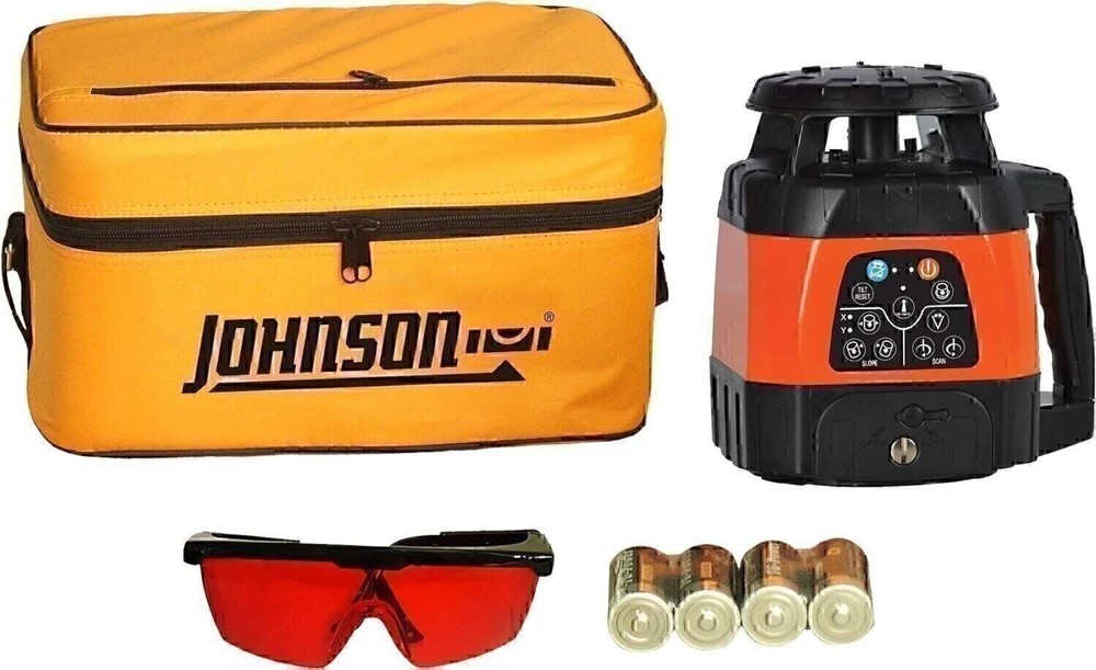 Johnson Level & Tool 40-6526 Electronic Self-Leveling Horizontal & Vertical Kit