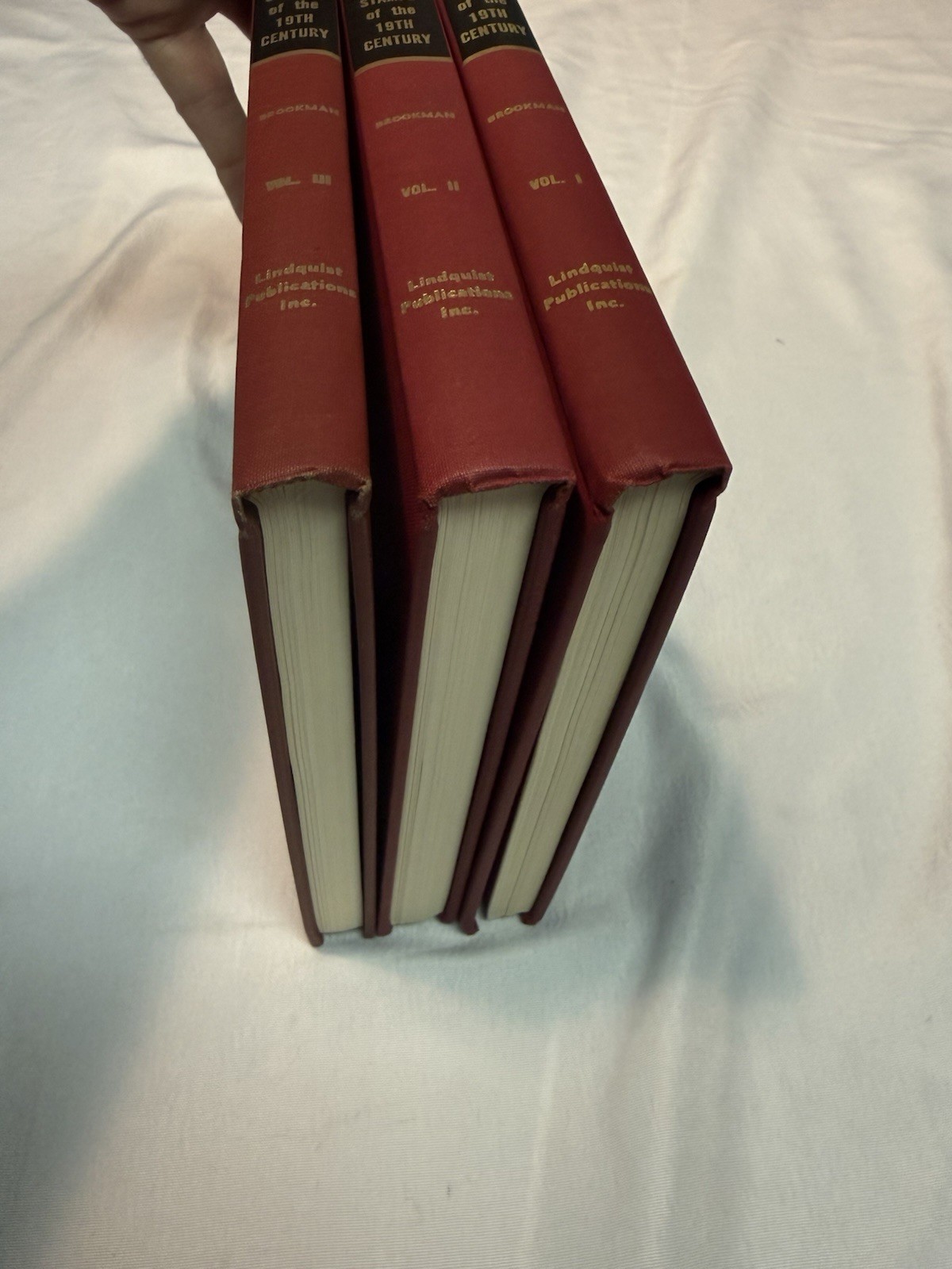 The United States Postage Stamps of the 19th Century – Brookman SIGNED 3 Vol Set