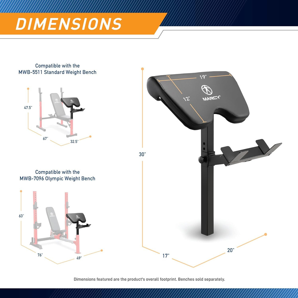 Weight Bench Accessory - Arm Curl ACC-8215AC