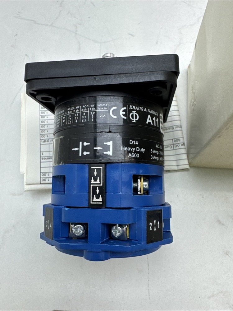 KRAUS NAIMER Rotary Switch A11.2DB206-700.E