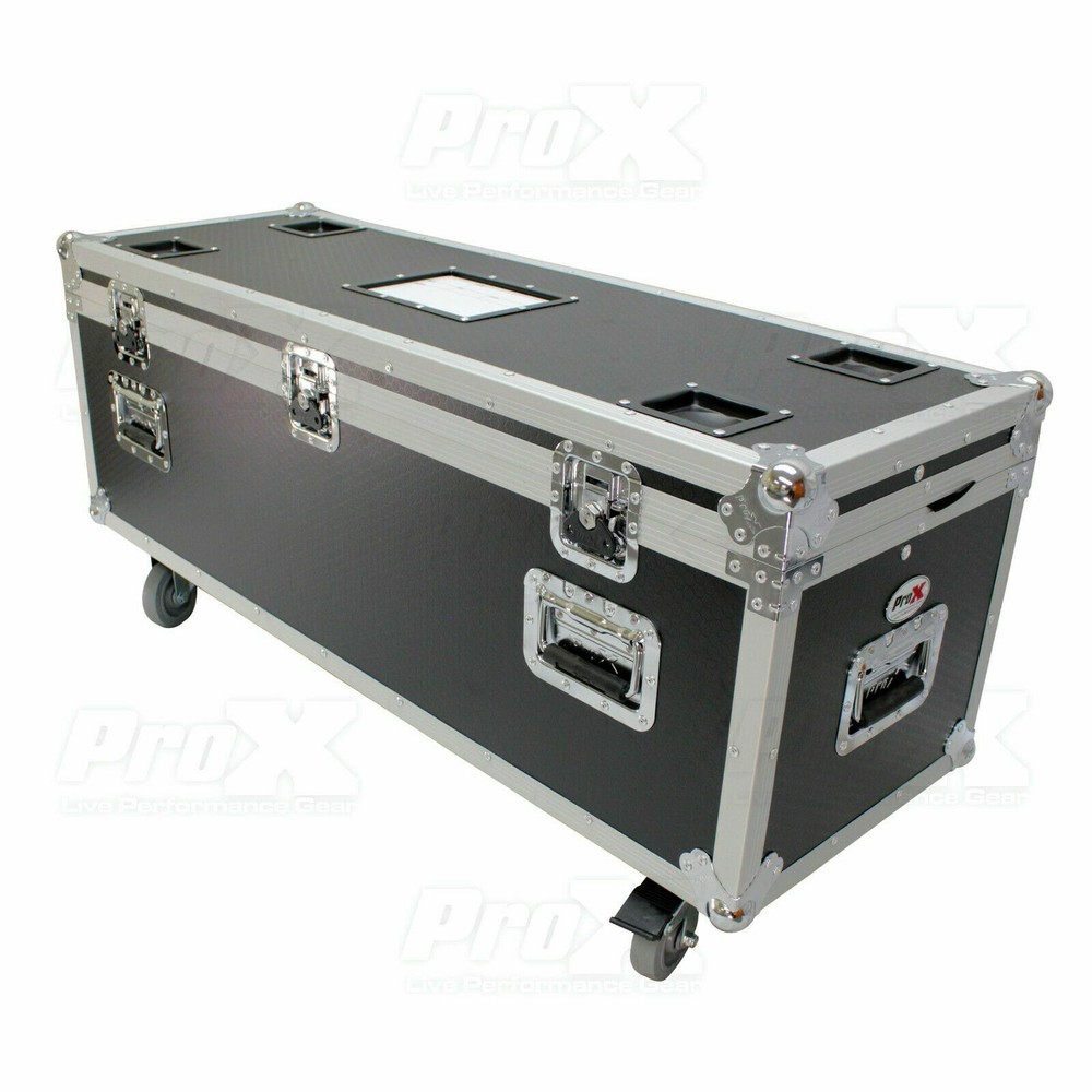 Prox Utility Multipurpose Trunk ATA Road Case with Wheels & Rubber Lined