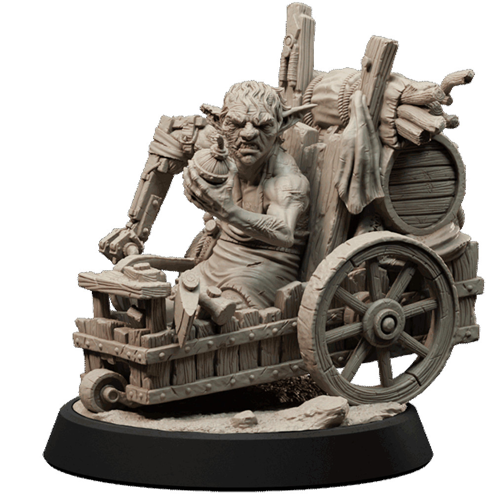 DnD Goblin Blacksmith Mini 32mm Scale