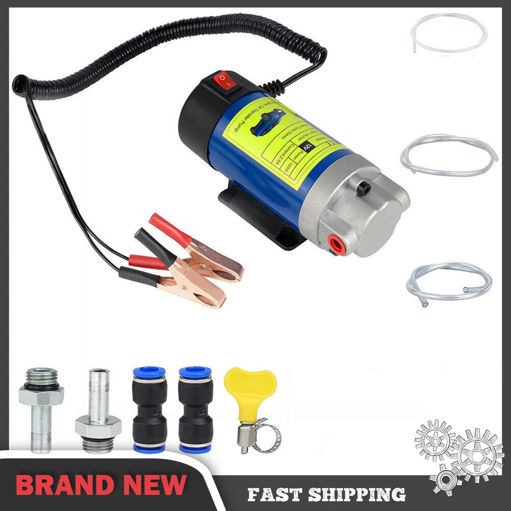 Electric Engine Oil Transfer Extractor Fluid Suction Pump Diesel Siphon Kit✨