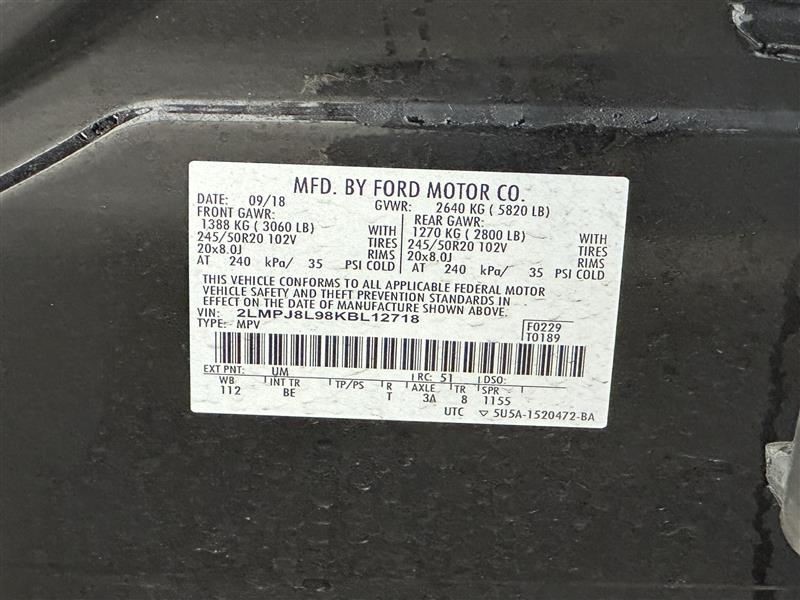 Camera/Projector Radar Unit Rear Fits 19-24 EDGE 2624841