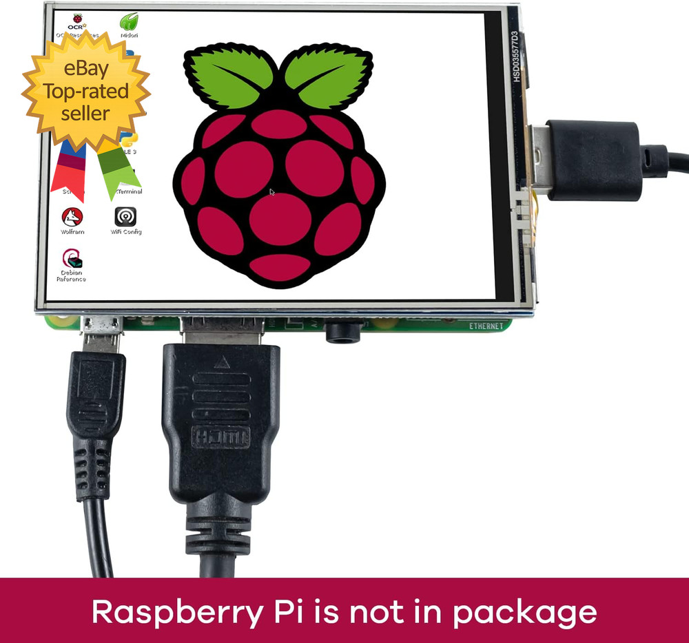 3.5 Inch TFT LCD Touch Screen Display 480x320 SPI Compatible Raspberry Pi Models
