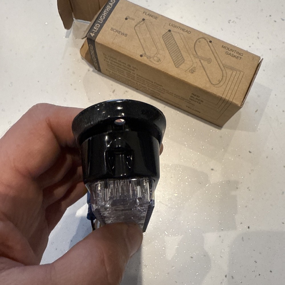 RSG 4 LED Lighthead Module, LED-314-01 4-LED LIGHTHEAD RED BLUE BLACK