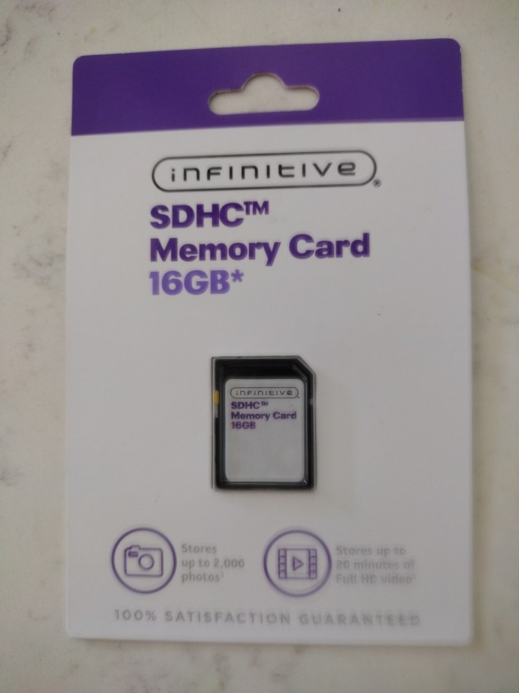 Infinitive 16GB Micro SDHC Memory Card