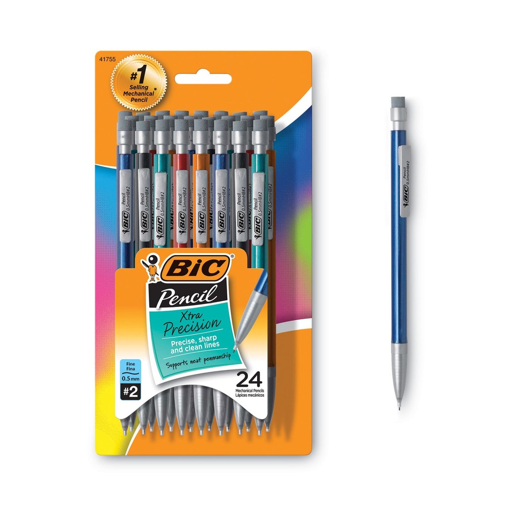BIC® Xtra-Precision Mechanical Pencil, 0.5mm, Assorted