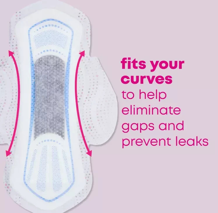 Balance Ultra Thin Pads with Wings Regular Absorbency 50 Count Packaging May ...