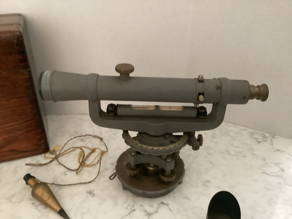 Antique David White Transit Level Surveyors Tool #8014